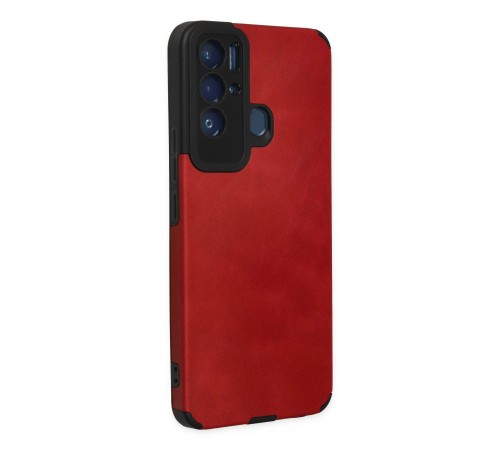 Tecno Pova Neo Kılıf Loop Deri Silikon - Kırmızı Tecno Pova Neo Kılıf Loop Deri Silikon - Kırmızı