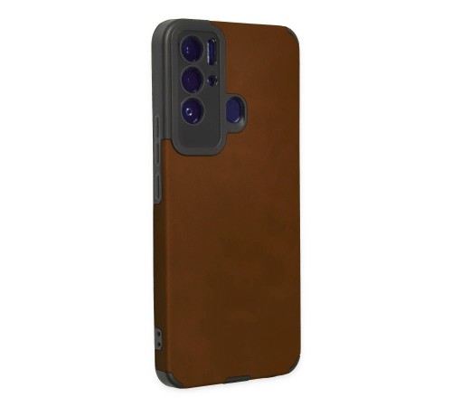 Tecno Pova Neo Kılıf Loop Deri Silikon - Kahverengi Tecno Pova Neo Kılıf Loop Deri Silikon - Kahverengi
