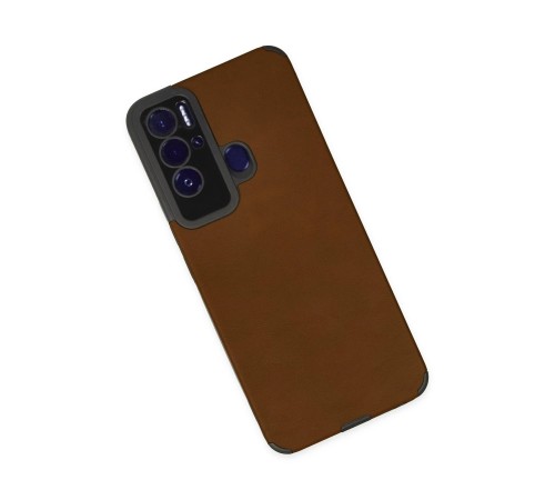 Tecno Pova Neo Kılıf Loop Deri Silikon - Kahverengi Tecno Pova Neo Kılıf Loop Deri Silikon - Kahverengi