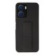 Vivo Y16 Kılıf Mega Standlı Silikon - Siyah