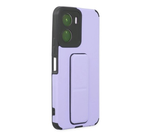 Vivo Y16 Kılıf Mega Standlı Silikon - Lila
