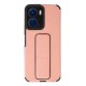 Vivo Y16 Kılıf Mega Standlı Silikon - Pudra
