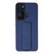 Tecno Pova Neo Kılıf Mega Standlı Silikon - Mavi
