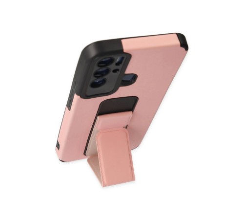 Tecno Pova Neo Kılıf Mega Standlı Silikon - Pudra