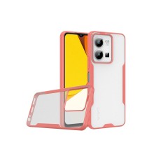 Vivo Y35 Kılıf Platin Silikon - Pembe