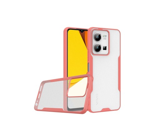 Vivo Y35 Kılıf Platin Silikon - Pembe Vivo Y35 Kılıf Platin Silikon - Pembe