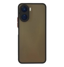 Vivo Y16 Kılıf Montreal Silikon Kapak - Siyah