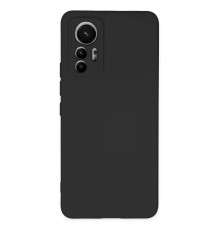 Xiaomi Mi 12 Lite Kılıf Nano içi Kadife Silikon - Siyah