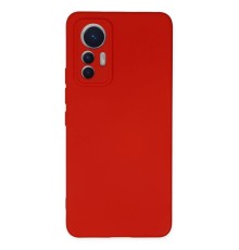 Xiaomi Mi 12 Lite Kılıf Nano içi Kadife Silikon - Kırmızı