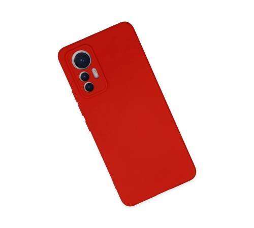Xiaomi Mi 12 Lite Kılıf Nano içi Kadife Silikon - Kırmızı
