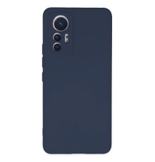 Xiaomi Mi 12 Lite Kılıf Nano içi Kadife Silikon - Lacivert