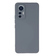 Xiaomi Mi 12 Lite Kılıf Nano içi Kadife Silikon - Gri