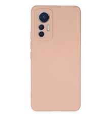 Xiaomi Mi 12 Lite Kılıf Nano içi Kadife Silikon - Pudra