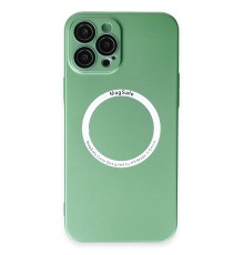 iPhone 12 Pro Max Kılıf Jack Magneticsafe Lens Silikon - Yeşil