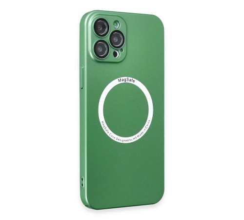iPhone 12 Pro Max Kılıf Jack Magneticsafe Lens Silikon - Yeşil iPhone 12 Pro Max Kılıf Jack Magneticsafe Lens Silikon - Yeşil