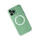 iPhone 12 Pro Max Kılıf Jack Magneticsafe Lens Silikon - Yeşil