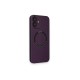 iPhone 12 Kılıf Jack Magneticsafe Lens Silikon - Mürdüm