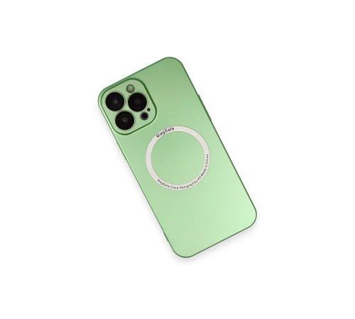 iPhone 13 Pro Kılıf Jack Magneticsafe Lens Silikon - Yeşil iPhone 13 Pro Kılıf Jack Magneticsafe Lens Silikon - Yeşil
