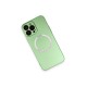 iPhone 13 Pro Kılıf Jack Magneticsafe Lens Silikon - Yeşil