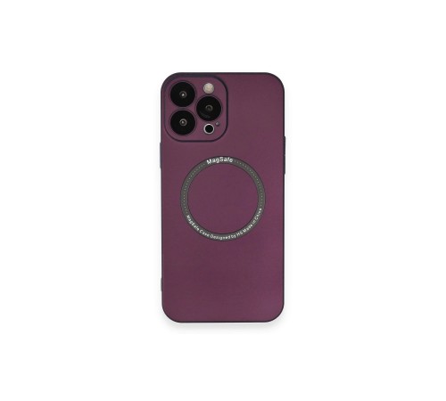 iPhone 13 Pro Kılıf Jack Magneticsafe Lens Silikon - Mürdüm iPhone 13 Pro Kılıf Jack Magneticsafe Lens Silikon - Mürdüm