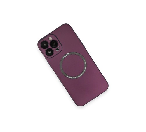 iPhone 13 Pro Kılıf Jack Magneticsafe Lens Silikon - Mürdüm iPhone 13 Pro Kılıf Jack Magneticsafe Lens Silikon - Mürdüm