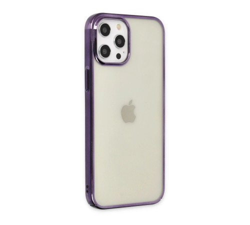 iPhone 12 Pro Max Kılıf Element Silikon - Mor iPhone 12 Pro Max Kılıf Element Silikon - Mor