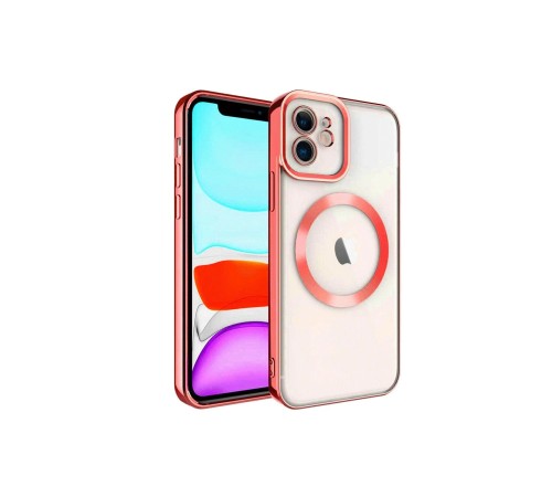 iPhone 12 Kılıf Kross Magneticsafe Kapak - Kırmızı iPhone 12 Kılıf Kross Magneticsafe Kapak - Kırmızı