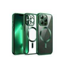 iPhone 12 Pro Kılıf Kross Magneticsafe Kapak - Koyu Yeşil