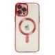 iPhone 12 Pro Max Kılıf Kross Magneticsafe Kapak - Kırmızı