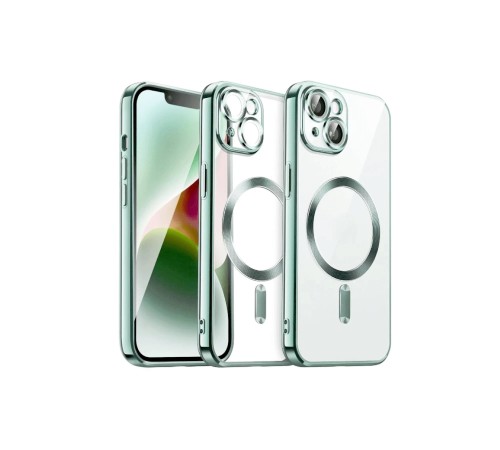iPhone 13 Kılıf Kross Magneticsafe Kapak - Koyu Yeşil iPhone 13 Kılıf Kross Magneticsafe Kapak - Koyu Yeşil