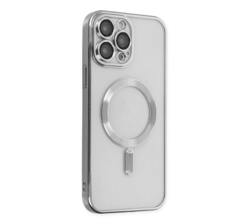 iPhone 13 Pro Kılıf Kross Magneticsafe Kapak - Gümüş iPhone 13 Pro Kılıf Kross Magneticsafe Kapak - Gümüş