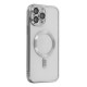 iPhone 13 Pro Kılıf Kross Magneticsafe Kapak - Gümüş