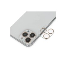 iPhone 14 Pro Max Band Metal Kamera Lens - Gold