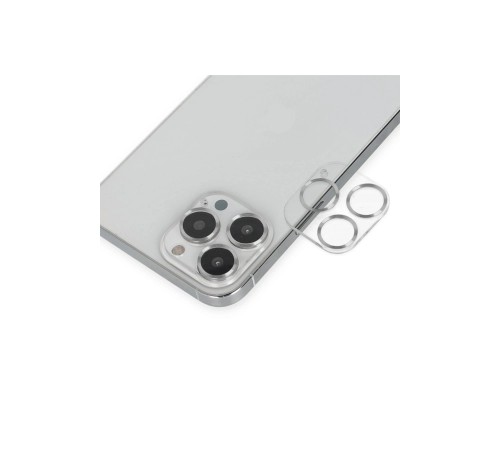 iPhone 14 Pro Max Band Metal Kamera Lens - Gümüş iPhone 14 Pro Max Band Metal Kamera Lens - Gümüş