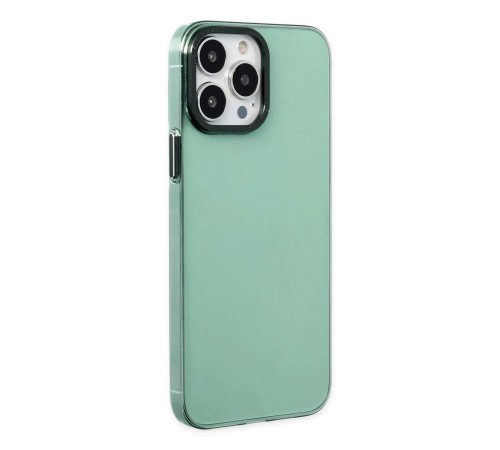 iPhone 13 Pro Max Kılıf Anka PC Sert Metal Kapak - Yeşil iPhone 13 Pro Max Kılıf Anka PC Sert Metal Kapak - Yeşil