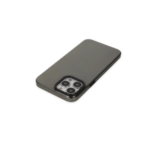 iPhone 13 Pro Kılıf Anka PC Sert Metal Kapak - Siyah iPhone 13 Pro Kılıf Anka PC Sert Metal Kapak - Siyah