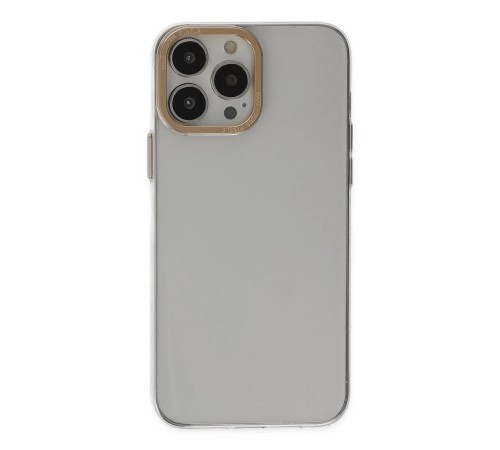 iPhone 13 Pro Kılıf Anka PC Sert Metal Kapak - Şeffaf iPhone 13 Pro Kılıf Anka PC Sert Metal Kapak - Şeffaf