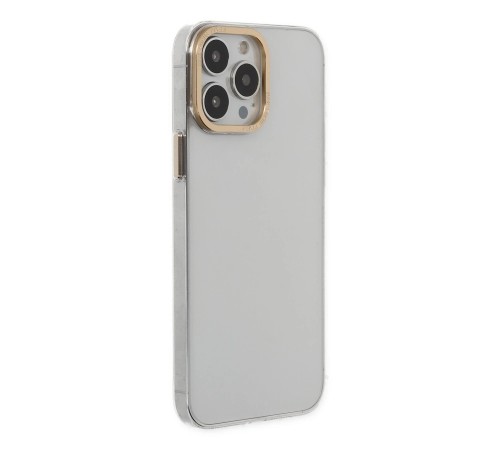 iPhone 13 Pro Kılıf Anka PC Sert Metal Kapak - Şeffaf iPhone 13 Pro Kılıf Anka PC Sert Metal Kapak - Şeffaf