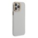 iPhone 13 Pro Kılıf Anka PC Sert Metal Kapak - Şeffaf