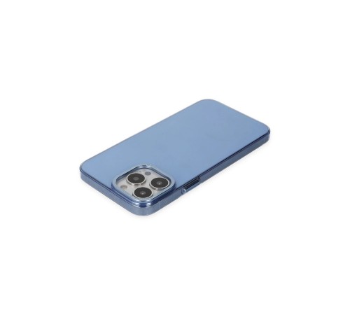 iPhone 13 Pro Kılıf Anka PC Sert Metal Kapak - Mavi iPhone 13 Pro Kılıf Anka PC Sert Metal Kapak - Mavi