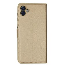 Samsung Galaxy A04 Kılıf Trend S Plus Kapaklı Kılıf - Gold
