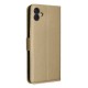 Samsung Galaxy A04 Kılıf Trend S Plus Kapaklı Kılıf - Gold