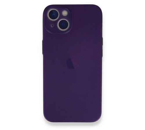 iPhone 14 Plus Kılıf PP Ultra İnce Kapak - Mor iPhone 14 Plus Kılıf PP Ultra İnce Kapak - Mor