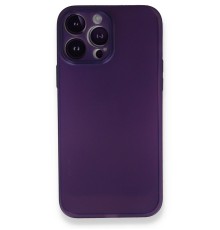 iPhone 14 Pro Kılıf PP Ultra İnce Kapak - Mor