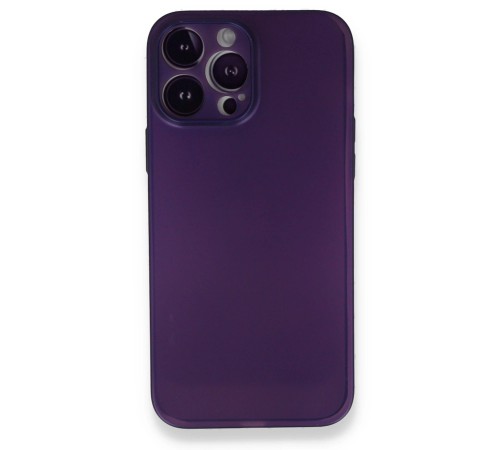 iPhone 14 Pro Kılıf PP Ultra İnce Kapak - Mor iPhone 14 Pro Kılıf PP Ultra İnce Kapak - Mor