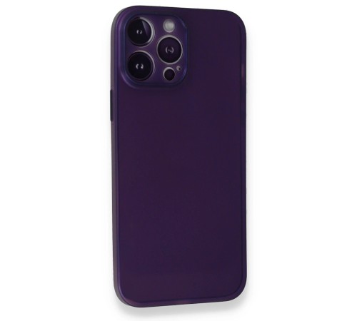 iPhone 14 Pro Kılıf PP Ultra İnce Kapak - Mor iPhone 14 Pro Kılıf PP Ultra İnce Kapak - Mor