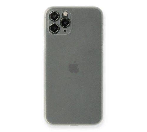 iPhone 11 Pro Kılıf PP Ultra İnce Kapak - Beyaz iPhone 11 Pro Kılıf PP Ultra İnce Kapak - Beyaz