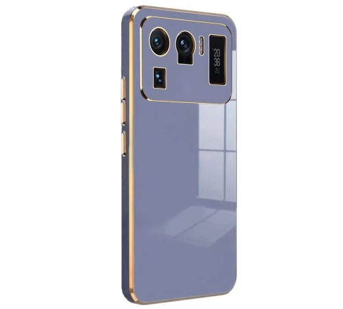 Xiaomi Mi 11 Ultra Kılıf Volet Silikon - Mavi Xiaomi Mi 11 Ultra Kılıf Volet Silikon - Mavi