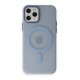 iPhone 11 Pro Kılıf Lodos Magneticsafe Mat Kapak - Sierra Blue