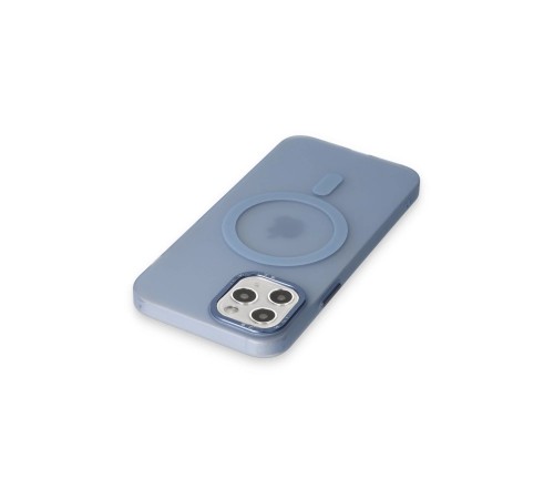 iPhone 11 Pro Kılıf Lodos Magneticsafe Mat Kapak - Sierra Blue iPhone 11 Pro Kılıf Lodos Magneticsafe Mat Kapak - Sierra Blue